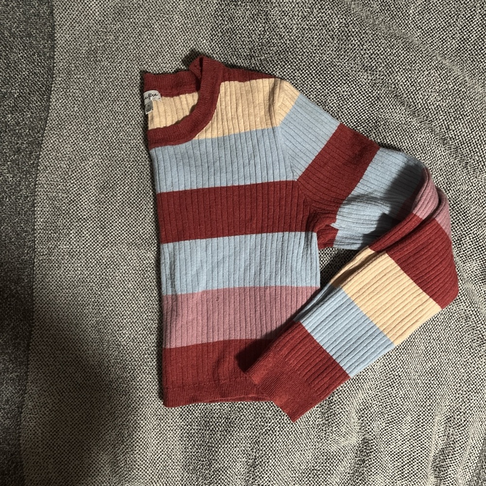 Love, Fire Multicolor Ribbed Sweater - Picture 3 of 4